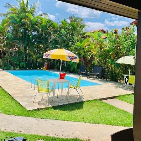 Casa De Praia Estilosa Com Piscina No Condominio-Litoral Norte Bertioga Kültér fotó