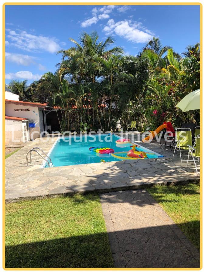 Casa De Praia Estilosa Com Piscina No Condominio-Litoral Norte Bertioga Kültér fotó