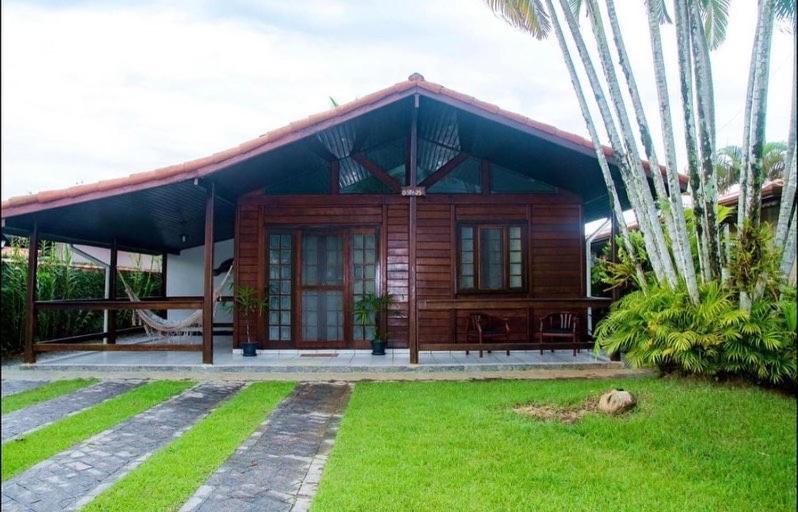 Casa De Praia Estilosa Com Piscina No Condominio-Litoral Norte Bertioga Kültér fotó